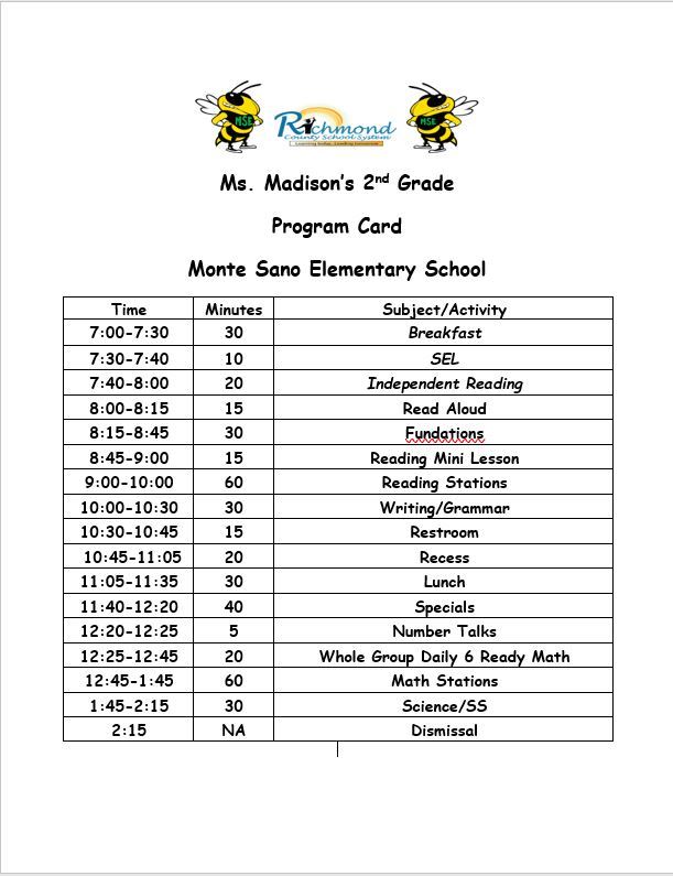 Program Card